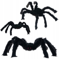 SZTUCZNY PAJĄK DEKORACJA WŁOCHATY STRASZNY HALLOWEEN DUŻY TARANTULA 46 CM