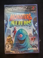 MONSTERS VS ALIENS PAL PS2 PLAYSTATION 2 3xA Nowa w Folii !