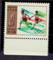 IGRZYSKA OLIMPIJSKIE MEKSYK Fi 1708 ** Mk PRZESUNIĘCIE BARWY ZIELONEJ