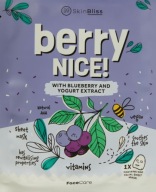 Maseczka w płachcie rewitalizująca skórę z wyciągiem z jagód i jogurtem