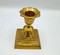 Starodawny mosiężny świecznik SKG Madie in Indie