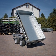 PRZYCZEPA WYWROTKA Brenderup BT 4260STB 258x143 DMC 2,7T Najazdy Aluminiowe