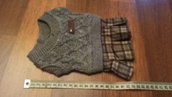 Ubranko dla psa. Sweter + spódniczka. XXS. Długość 15 cm