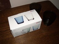 Zestaw 4 szklanek : 2 iittala kartio + pudełko , 2 kosta boda