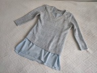 WYPRZEDAŻ!!! ORSAY UROCZY SWETEREK CEKINY XS/S