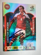Karta panini autograf Dania Christian Eriksen Euro 2012 Fans' Favourite