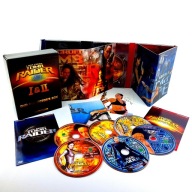 TOMB RAIDER 1 i 2 DVD COLLECTORS BOX FILM WYDANIE KOLEKCJONERSKIE