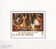 Rumunia 1970 ** bl.78 cena 4,40 zł kat.4€ - malarstwo