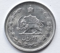 IRAN 2 RIALE 1976 2535 / 50 lat dynastii Pahlawi