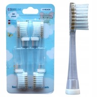 KOŃCÓWKI DO SZCZOTECZKI SEYSSO BABY PENGUIN 36 M + / 3 +RŻ 8 SZT