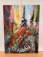 „Opole Amfiteatr” – obraz Doroty Kłeczek | sztuka z regionu dla WOŚP