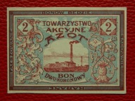 JAWORZNO - TOWARZYSTWO AKCYJNE "AZOT" - 2 KORONY 1919 rok