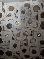 Kolekcje i sztuka stare monety Srebrne i 140 monet w kartonikach