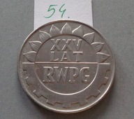 20 złotych z 1974 roku , RWPG , ŁADNE - UNC