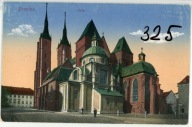 Wrocław Breslau Dom Ruckansicht 1917 - c