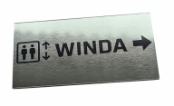Tabliczka informacyjna WINDA NA PRAWO - grawer laserowy