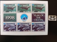 Ryby , rekiny i ssaki , Isle Of Man MNH