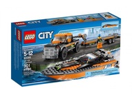 Zestaw Klocki LEGO City 60085 - Terenówka z motorówką
