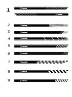 naklejki ford s-max sportowe pasy