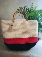 Torebka Koszyk Torba Boho Ręcznie robiona