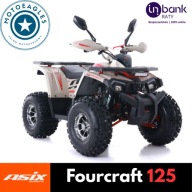 QUAD ASIX FOURCRAFT 125 NOWY TRANSPORT RATY FVAT ŚWIATŁA LED LICZNIK