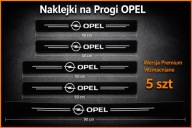 5 szt Opel Zafira Insignia Astra Corsa Naklejki ochronne na progi Bagażnik