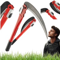 SIERP SKŁADANY OGRODOWY KOSA GŁADKI DO TRAWY NÓŻ RĘCZNY MOCNY 23 CM