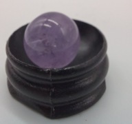 Kolekcja naturalny ametyst fiolet kulka #75 kula 14mm