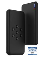 Mocny Powerbank - YOOLOX 10k 10000mah Czarny, USB-C, 2 porty USB