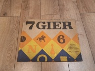 7 gier stara Gra planszowa PRL