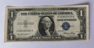 banknot 1 dolar 1935E Silver Certificate USA blok GH