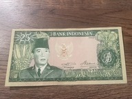 Indonezja - 25 rupii - 1960 - rzadki - UNC