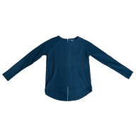 Sweter damski z długim rękawem czarny zamek na plecach M Reserved