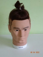 SIEBEL głowa do treningu nauki fryzjerstwo HUMAN HAIR męska