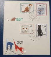 KOTY 1963 KOPERTY FDC NR 1327-1336 STAN DOBRY