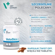 VET EXPERT VetoSkin 60 kapsułek x 2 opakowania + przesyłka gratis