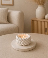 Świecznik boho na tealight ozdoba domu podstawka