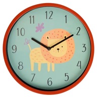 Zegar ścienny WallClock wielokolorowy 22cm dla dziecka