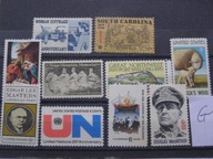 USA - zestaw - 10 znaczków nr G **