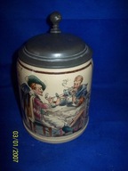 dobra cena--[@q6]-Secesyjny- VB Mettlach-1/2L ok, 1880-r -24-