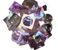 Czarny Kot - NAKLEJKI - Zestaw 46 sztuk