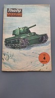 Mały Modelarz 4/1981 Radziecki czołg ciężki KW - 1