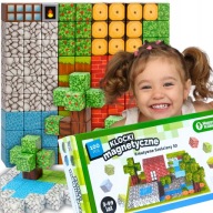 Klocki magnetyczne kreatywne sześciany piksele bloki 100 klocków 3D silne