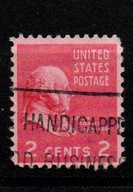 Znaczek 2 c John Adams 1938 r.USA