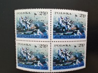 Badanie kosmosu - "Apollo 15" - znaczek Fi 1976, czwórka