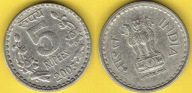 INDIE 5 Rupees 2003 r.