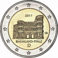 Niemcy 2017 (J), 2 euro okolicznościowa - Porta Nigra - mennicza
