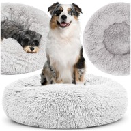 PLUSZOWE LEGOWISKO DLA PSA KOTA KOJEC PLUSZOWA PODUSZKA MIĘKKA SZARA 60CM