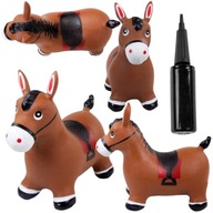 SKOCZEK DLA DZIECI GUMOWY KOŃ DO SKAKANIA KONIK ZABAWKA POMPKA DO ZABAWY