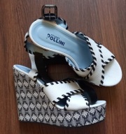 Sandały na koturnie Studio Pollini rozm. 38,5